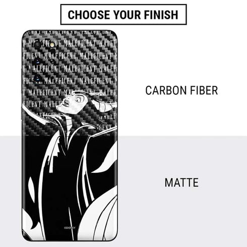 Disney Villains Maleficent Black and White Galaxy S20 Plus Skin